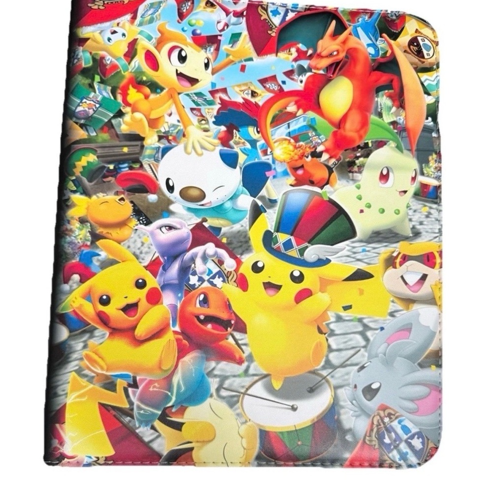 Pokemon Trading Card Binder w/ 9 page pockets Pikachu Eevee